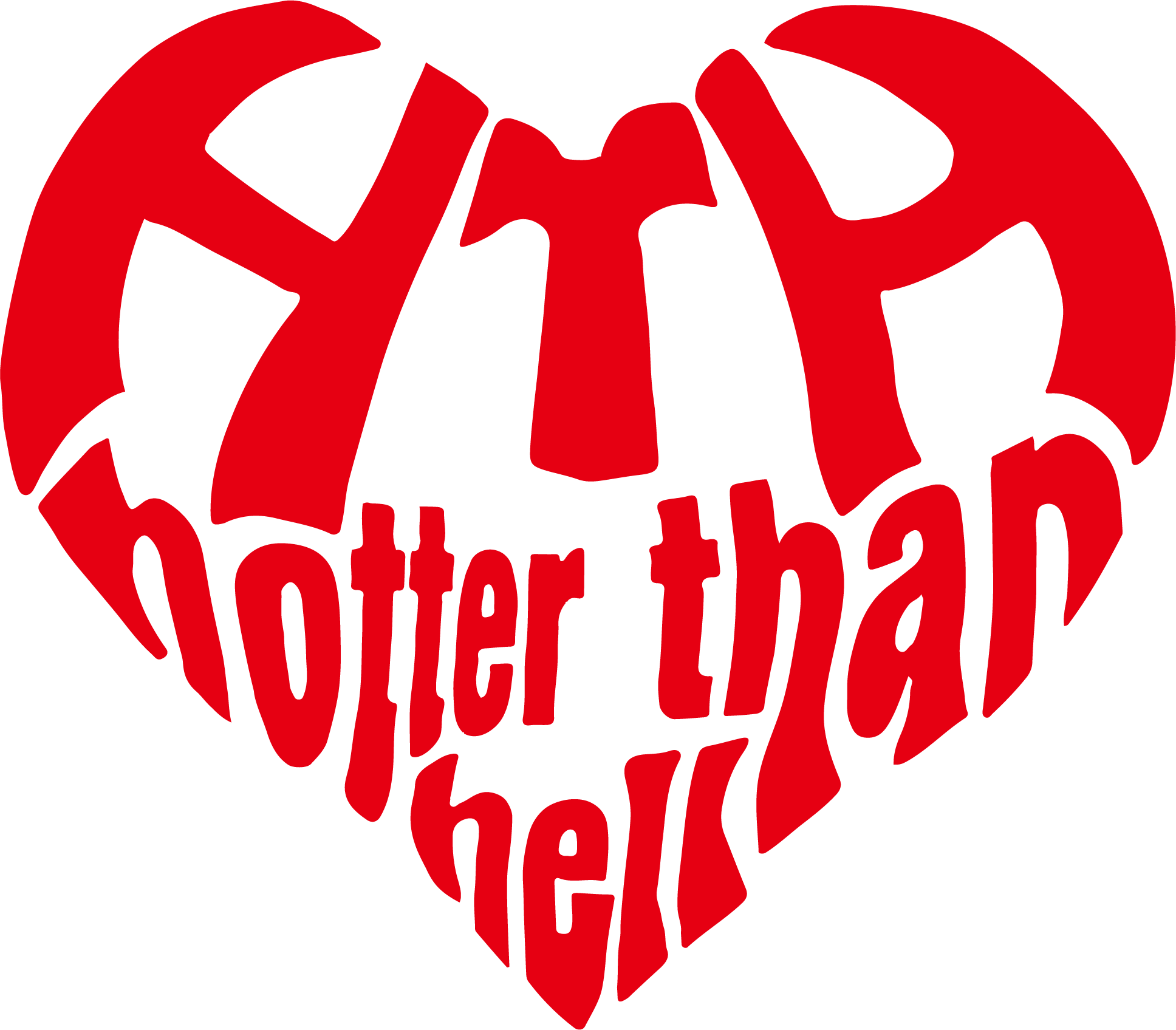 HTH hotter than hell HEART LOGO Tee HTH hotter than hell HEART LOGO Tee
