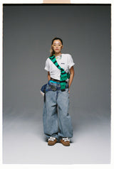 Bullet Logo Denim Buggy Pants