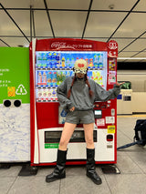 glitter crew sweat shirt