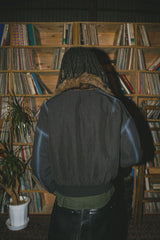 reversible fur flight jacket