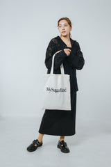 Classy logo tote bag