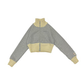 rib stand sweat jacket