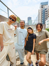 GLITTER HEART LOGO TEE