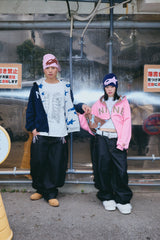 Star Logo Reversible Zip Hoodie