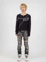 Slash belted L/S Tee