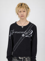 Slash belted L/S Tee