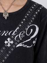 Slash belted L/S Tee