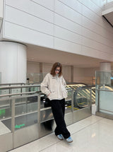 paw pad half zip anorak