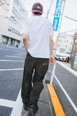 OVER DYE DOUBLE KNEE DENIM