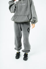 像心臟徽標汗水褲一樣復古