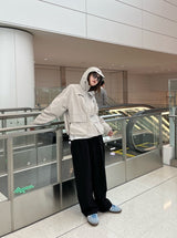 paw pad half zip anorak