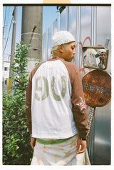 90 Horseshoe Logo Raglan L/S Tee