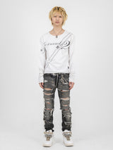 Slash belted L/S Tee