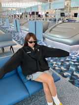 paw pad half zip anorak