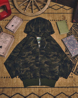 Boxing Glove Waffle Double Zip Hoodie