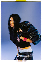 Eyelet Boston Bag
