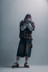 OMBRE襯衫對接L/S T卹