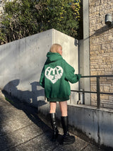 薩加拉心臟徽標連帽衫