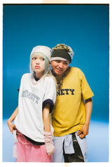 NINETY Arch Logo Studded Tee
