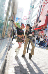 Military Cargo Flare Pants