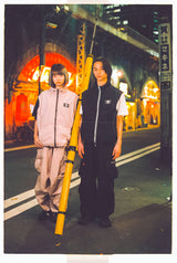 技術徽標尼龍貨物褲