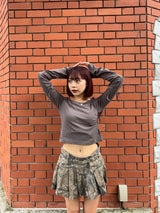 heart switch long tee