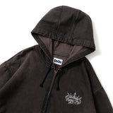 King Logo Vintage Denim Hoodie