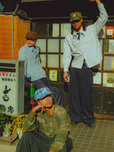 Wide Baggy Hook Western Slacks