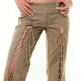 lace up pants