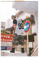 9090 OG Logo Painted Buggy Jorts