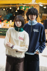 the inner peace half zip sweat