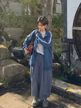 Stripe balloon pants