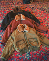 reversible fur flight jacket