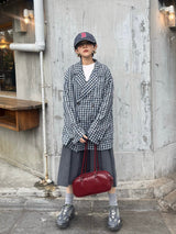 Check tailored ss jacket