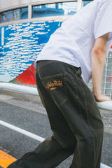 OVER DYE DOUBLE KNEE DENIM