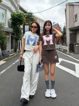 H HEART RHINESTONE TEE