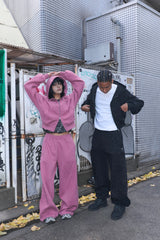 H heart logo rhinestone zip hoodie