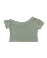 EYELET OFF-SHOULDER TOPS