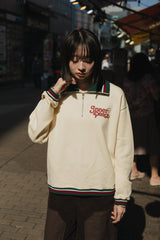 the inner peace half zip sweat