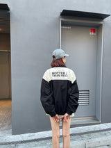 Bicolor Blouson Jacket