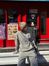 shaggy heart logo beanie