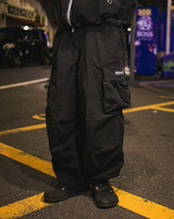 技術徽標尼龍貨物褲