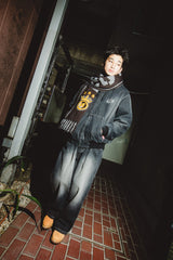 King Logo Vintage Like Denim