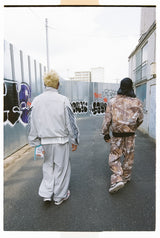 Herald Logo Side Zip Nylon Pants