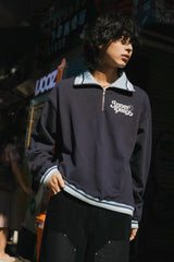 the inner peace half zip sweat