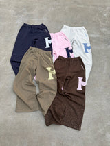 H HEART RHINESTONE SWEAT PANTS