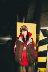 Ameba 로고 가역성 복어 조끼