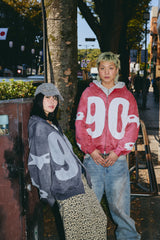 Numbering With Star Logo 拉鍊連帽衫