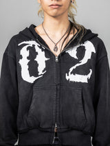 編號拉鍊連帽衫