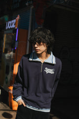 the inner peace half zip sweat